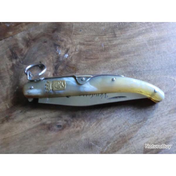 couteau pliant vendetta a palme manche en corne