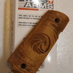 plaquettes 1911 bois swiss arms