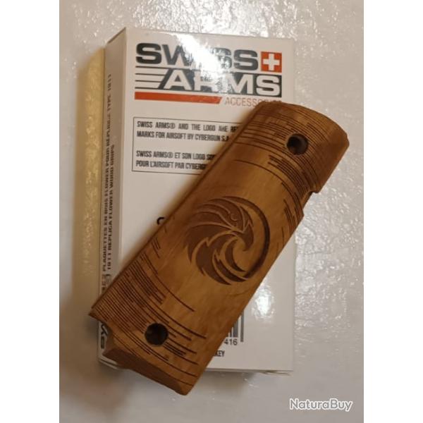 plaquettes 1911 bois swiss arms
