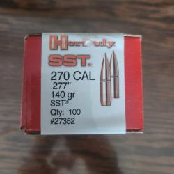 100 Hornady SST 270 cal .277 140 gr