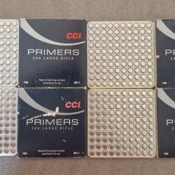 400 amorces CCI 200 Large rifle