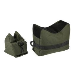 Sac de tir avant et arri&egrave;re - Vert et noir - 1� sans prix de r&eacute;serve