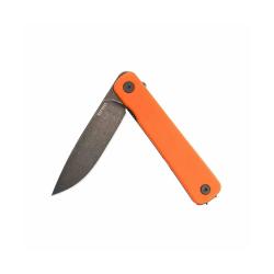 Couteau SRM Palfrey Orange Lame Acier Sandvik 14C28N Plaquettes G10 Frame Lock IKBS SRM135LGJ