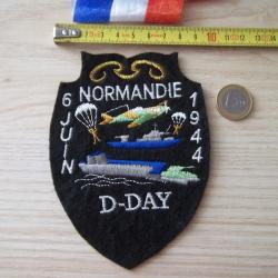 &eacute;cusson brod&eacute; Normandie Juin 1944 D-Day collection militaire