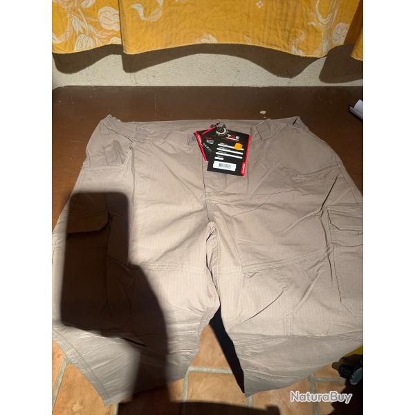 Pantalon toe couleur sable