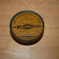 Boite d'amorces GEVELOT 5.05mm poudre noire