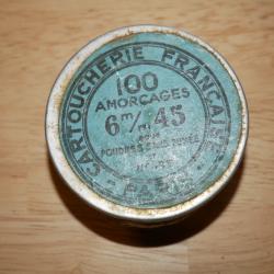 Boite d'amorces CARTOUCHERIE FRANCAISE 6.45mm