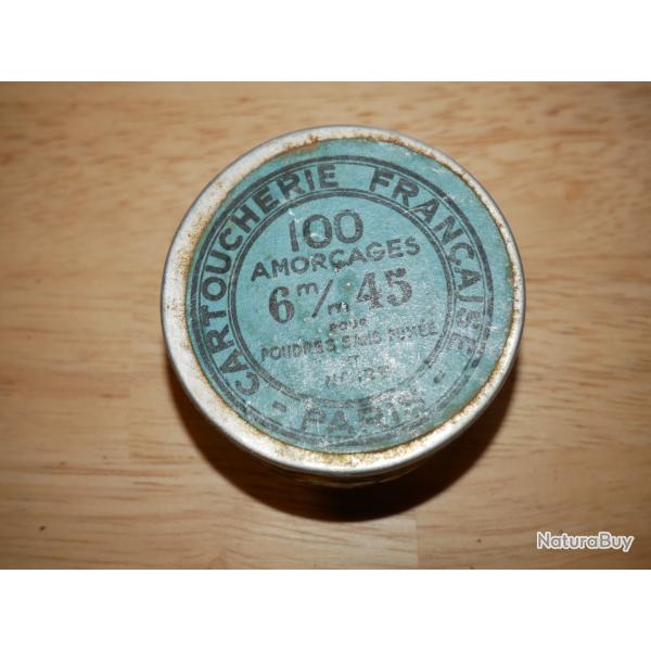 Boite d'amorces CARTOUCHERIE FRANCAISE 6.45mm