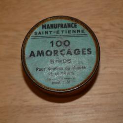 Boite d'amorces MANUFRANCE amor&ccedil;age 5.05mm pour douilles 12 et 14mm