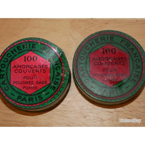 lot de Boite d'amorces CARTOUCHERIE FRANCAISE Amor�age couvert
