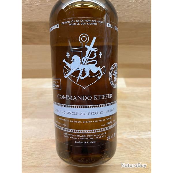 Whisky single malt BEN NEVIS - COMMANDO KIEFFER - 75e anniversaire du D�barquement - 287/325 - 70 cl