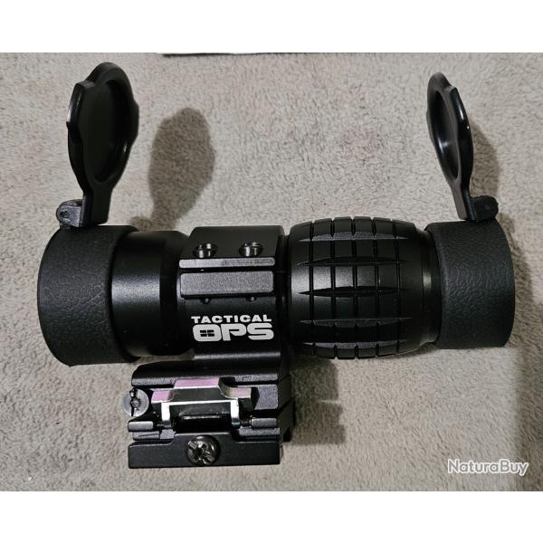 Vis�e MAGNIFIER BASCULANT FLEXLINE BLACK TACTICAL OPS - Comme neuf