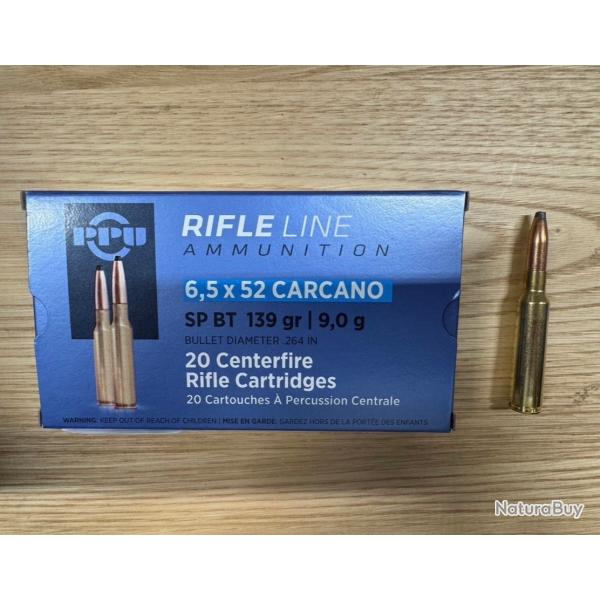 Boite de cartouches Cal.6,5x52mm neuve