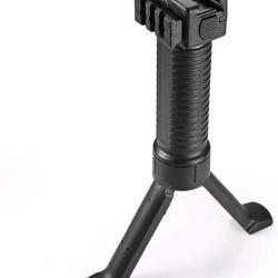 Super promotion !!! Poign&eacute;e - Bipied pour rail de ( 20 mm &agrave; 22 mm ) en polym&egrave;re