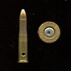 .22 Hornet - RWS - balle cuivre pointe plomb - neutralis&eacute;e