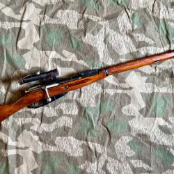 Mosin nagant 91/30 PU sniper original 1943 frapper (C) CALIBRE: 7,62x54R