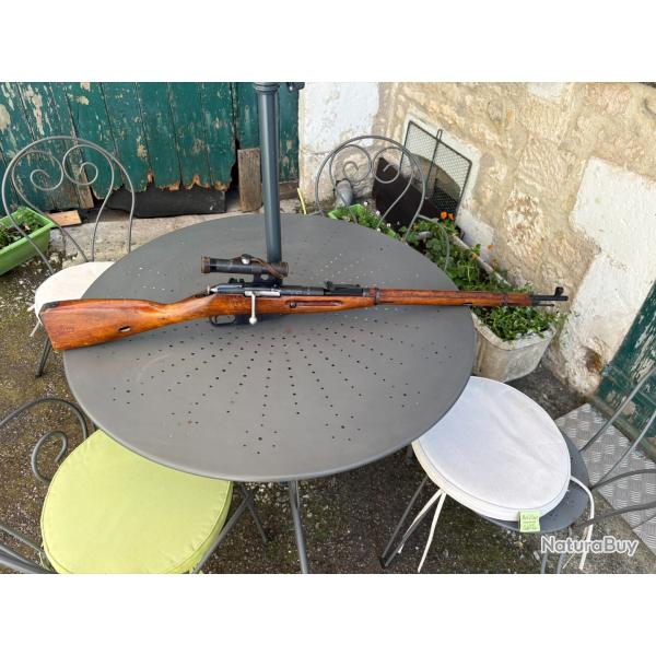 Mosin nagant 91/30 PU sniper original 1943 frapper (C) CALIBRE: 7,62x54R