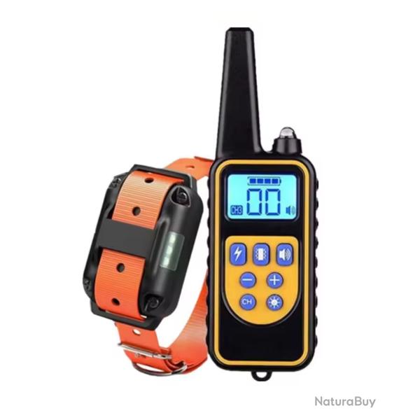 Collier de Dressage 1 chien �lectrique Rechargeable �tanche 800M.. ENCHERE 1 EURO