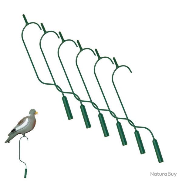 Flash Pigeon ** Pack 6 crochets pour formes de pigeon