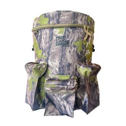 Flash Pigeon ** Seau-si&egrave;ge avec sac camo bois