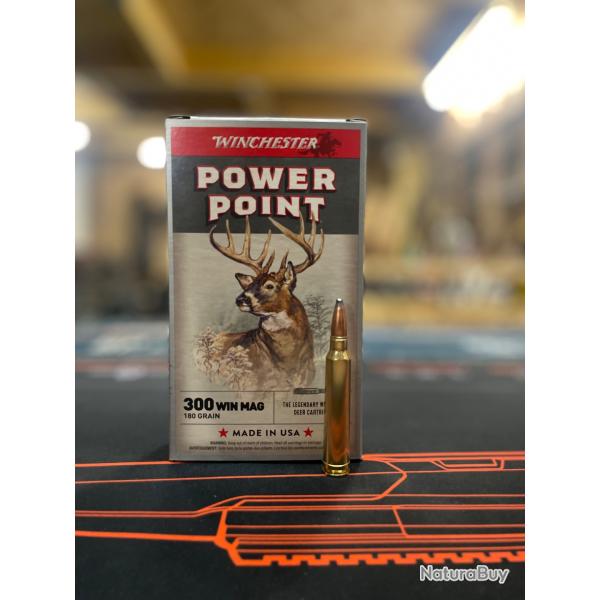 Winchester 300 win mag Power Point 180 grains
