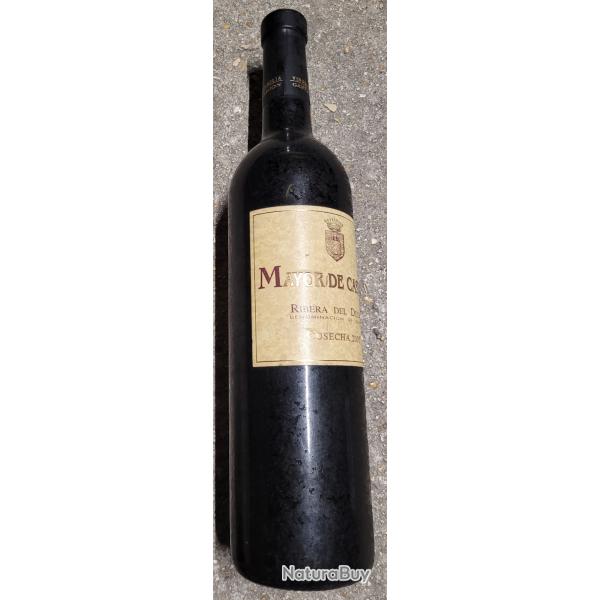Bouteille de VIN ROUGE 75 cl (ESPAGNE)  MAYOR De CASTILLA (2005)
