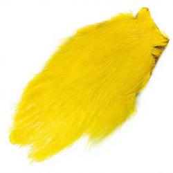 Cous de coq Dry Fly teint&eacute; jaune