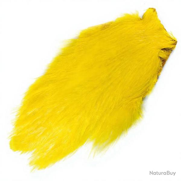 Cous de coq Dry Fly teint� jaune