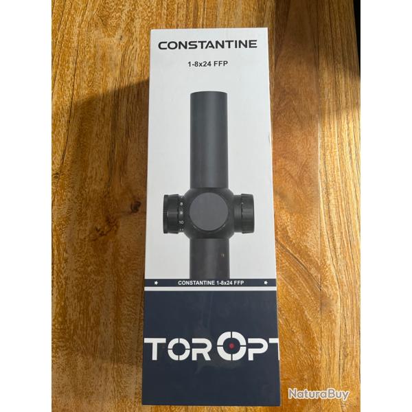 Lunette LPVO Vector Optics Constantine 1-8-24 FFP MRAD