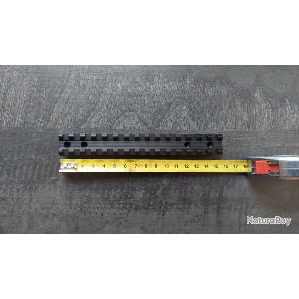 Rail picatinny HOWA 1500 ou WEATHERBY vanguard action courte