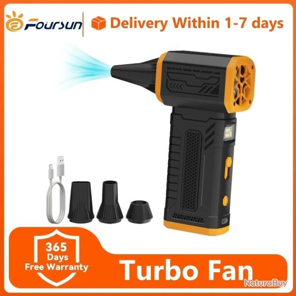 Souffleur d'air �lectrique rechargeable haute puissance 130 000 tr/min - 10 vitesses
