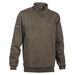 Prix de d&eacute;part &agrave; 1� !! Pull de chasse ProHunt Marron Muntjac Taille XL