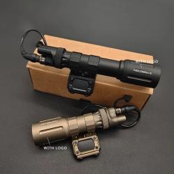 Lampe torche LED 1000 lumens avec interrupteur d&eacute;port&eacute; et fixation rail 20 mm - Chasse