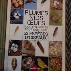Livre/Plumes, nids, oeufs/Tou les indices pour identifier 53 esp&egrave;ces d'oiseaux.