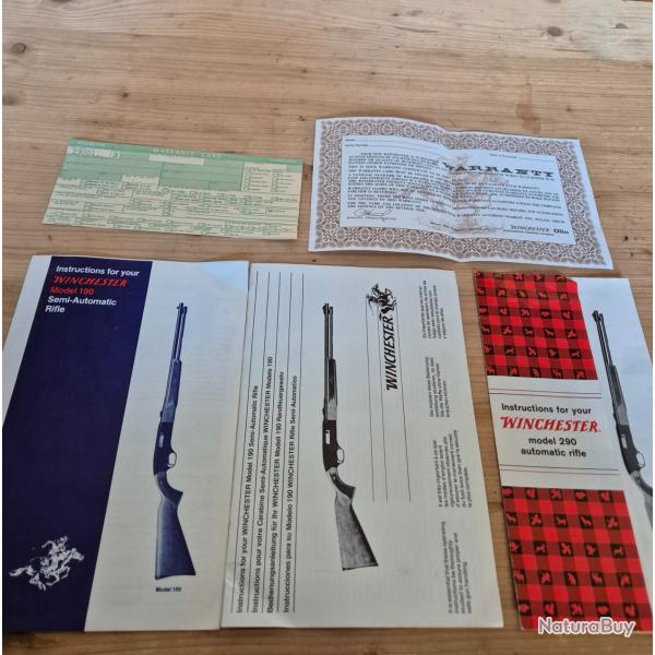Lot notice Winchester 190/290 22 LR