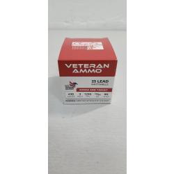 PROMO !!! CARTOUCHE VETERAN AMMO CALIBRE 410 PLOMB 6 /25 CARTOUCHES