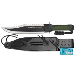 Poignard Tactique de survie Storm K25 Titanium lame de 25 cm / K25