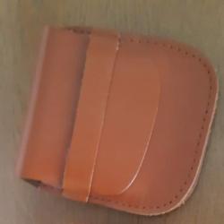 Pochette 6 balles en cuir