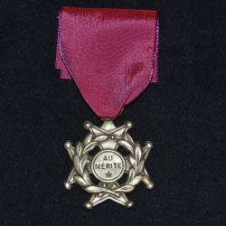 MEDAILLE ETOILE DU MERITE INSTRUCTION PRIMAIRE-INSTRUCTION PUBLIQUE-EDUCATION NATIONALE (ARGENT?)