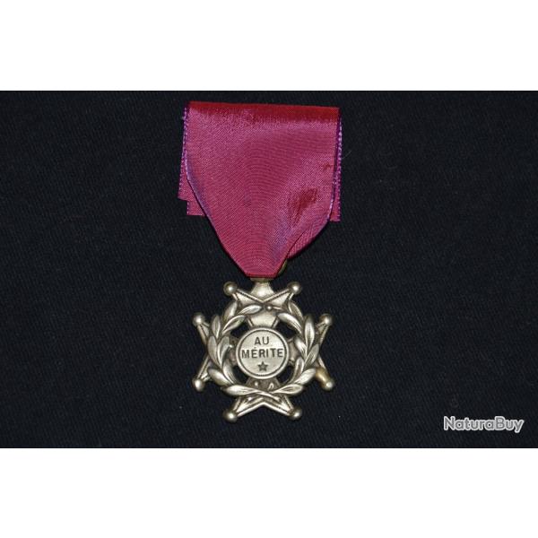 MEDAILLE ETOILE DU MERITE INSTRUCTION PRIMAIRE-INSTRUCTION PUBLIQUE-EDUCATION NATIONALE (ARGENT?)
