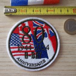&eacute;cusson 80e anniversaire du D&eacute;barquement 1944-2024 insigne collection