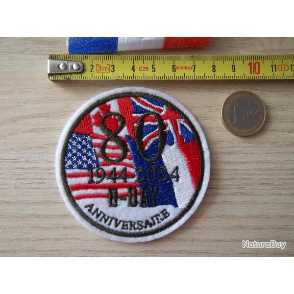 �cusson 80e anniversaire du D�barquement 1944-2024 insigne collection