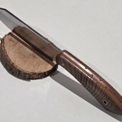 Couteau lame fixe d'artisan