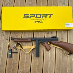 R&eacute;plique Thompson M1A1 Full m&eacute;tal CYMA AEG