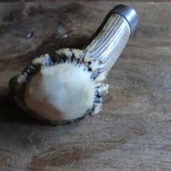 pommeau en corne de cerf pour canne