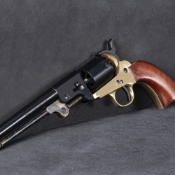R&Eacute;VOLVER &Agrave; POUDRE NOIRE PIETTA 1851 NAVY CONFEDERATE LAITON 7 1/2" - .36 PN