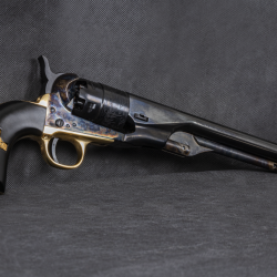 R&Eacute;VOLVER &Agrave; POUDRE NOIRE PIETTA 1860 ARMY CROCIFISSO OLD WEST 8" .44 PN