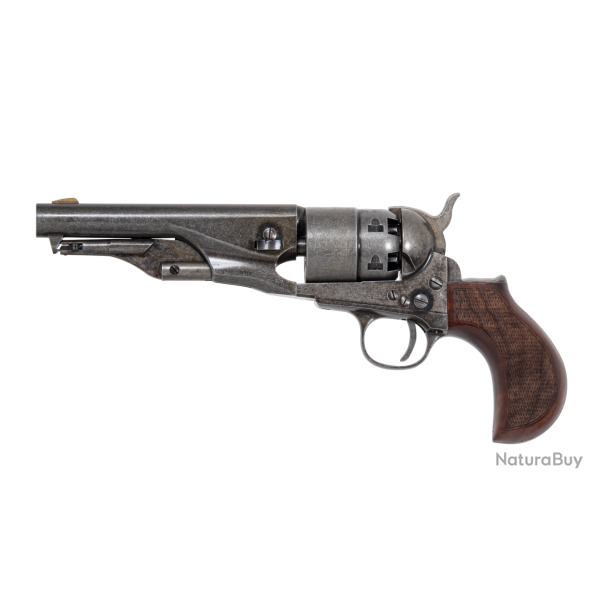 R�VOLVER � POUDRE NOIRE PIETTA 1862 POLICE GOLD RUSH BEGINS 5 3/8" - .44 PN
