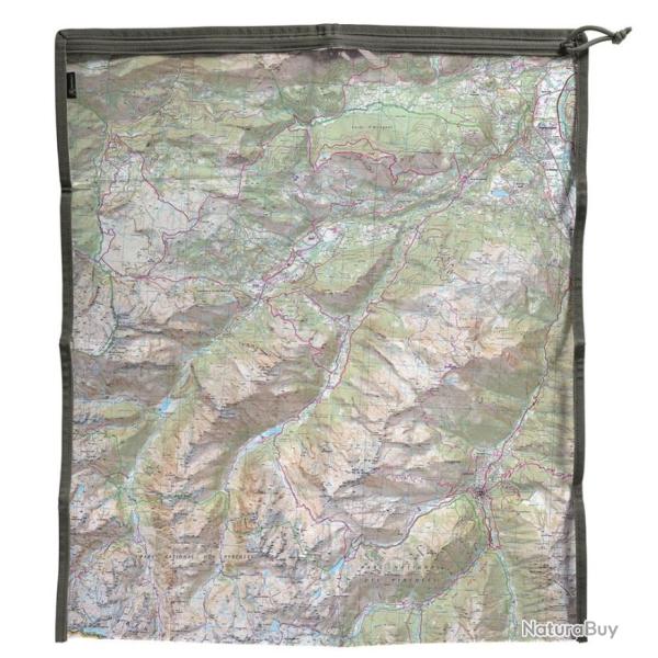Porte-carte transparent Exp�dition vert olive