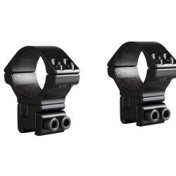 Collier &agrave; hauteur ajustable Hawke - Diam. 30 mm - Rail 9-11 mm